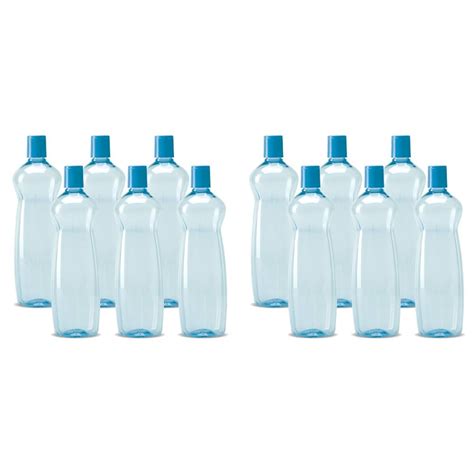 MILTON Pacific 1000 Pet Water Bottles, 1 Litre Each, Set of 6, Blue ...