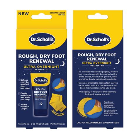 Rough, Dry Foot Renewal Ultra Overnight Treatment Kit – DrScholls