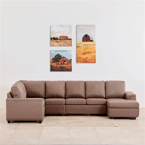 Buy Signature Nxt Arden Fabric 6-Seater Sectional Sofa with Right ...