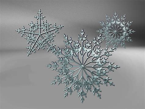 Three D Snowflake Tutorial 的图像结果