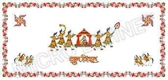 Micro divine Cotton Antarpat Antarpat Ganpati Darshan Mangal Phera ...