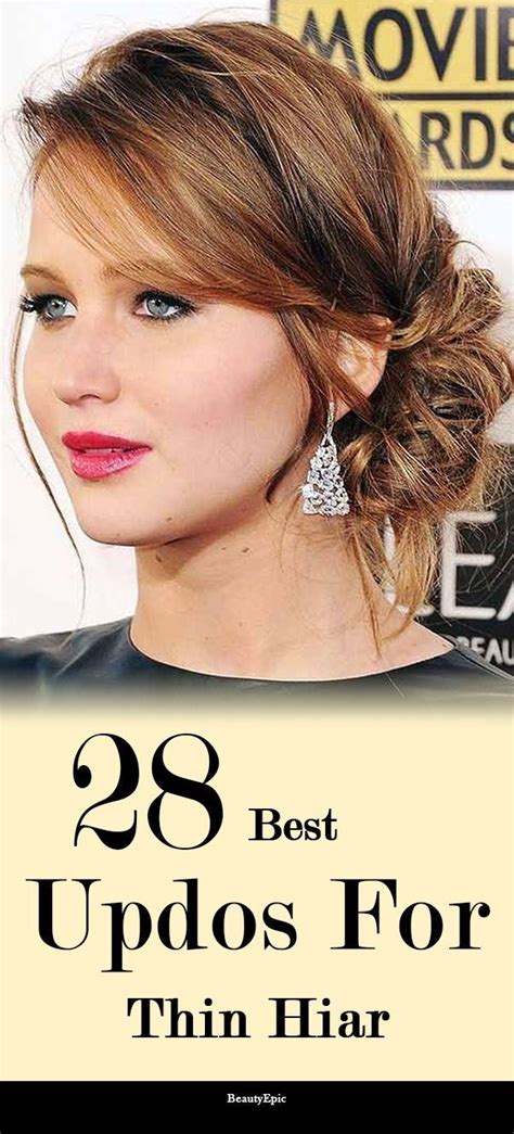 easy updos for thin hair step by step