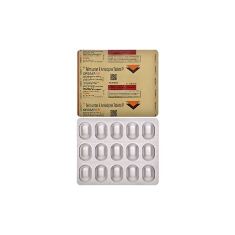 Cresar Am 40mg Strip Of 15 Tablets - Multimedicos