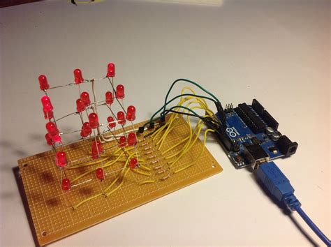 Image result for LED Cube 3X3x3 Arduino