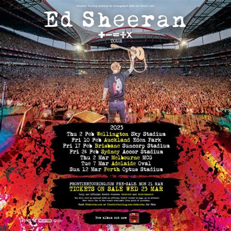 Ed Sheeran unveils return to Optus Stadium on The Mathematics Tour in ...