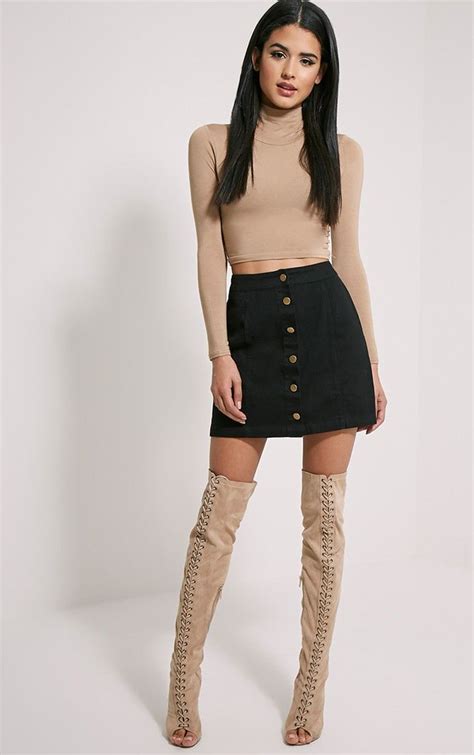 mini skirt outfit ideas summer