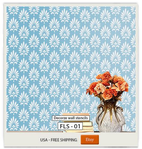 Testing Floral Stencils | Unique and traditional Design collections ...