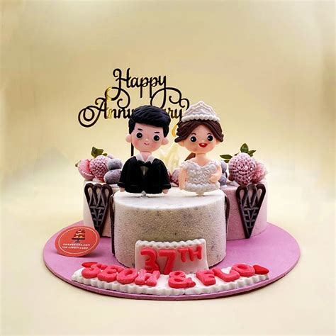 Happy Marriage Anniversary Cake | lovely anniversary cake