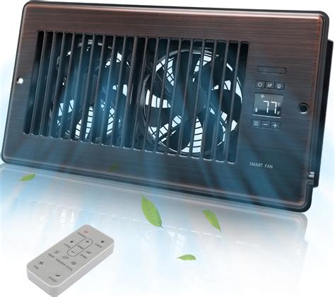 COZZIVITA 4 x12 in Ultra Quiet Register Booster Fan - Air Vent Fan ...