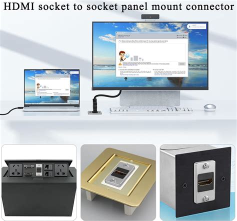 QIANRENON 4K HDMI Rectangular Panel Adapter HDMI 2.0 India | Ubuy