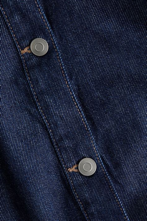 Tie-detail denim dress - Dark denim blue - Ladies | H&M IN