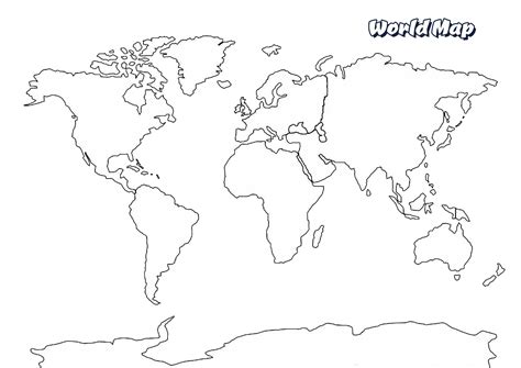 Flat World Map Printable 的图像结果