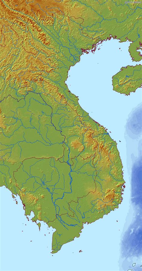 Vietnam Asia Map