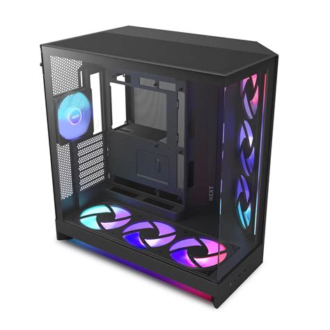 Nzxth9 Flow Rgb 2025 Large Dual Chamber Atx Mid Tower | Desertcart INDIA