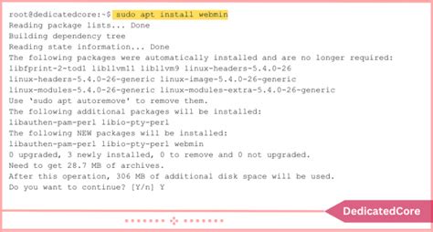 Image result for Webmin Installation