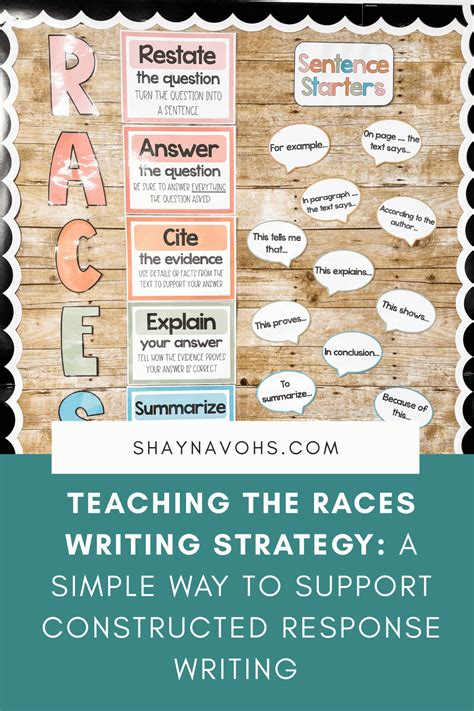 Teaching the RACES Writing Strategy: A Simple Way to Support ...