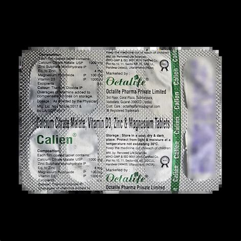 CALIEN TABLET 10'S Price, Uses, Side Effects & Substitutes | Medkart