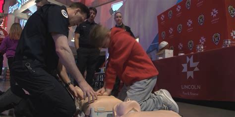 Husker basketball fans get CPR training ahead of tipoff