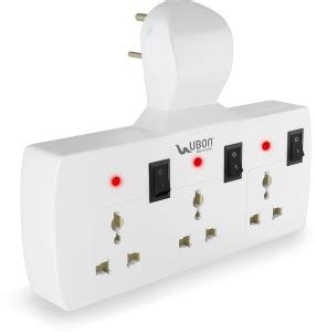 Ubon Wireless with 3 Three Pin Sockets & individual Power Switches 3 ...