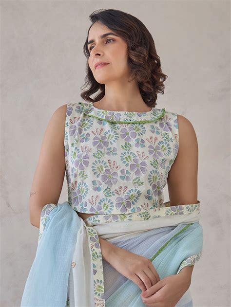 Buy Designer & Printed Blouses Online for Women | The Loom