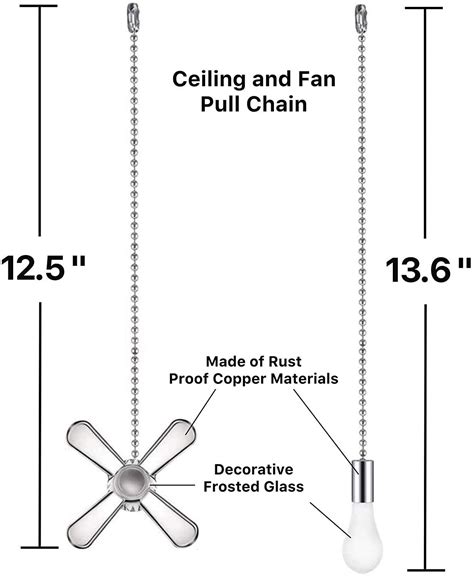 Ceiling Fan Balancing Kit and Pull Chain 12-inch Light Bulb | Etsy