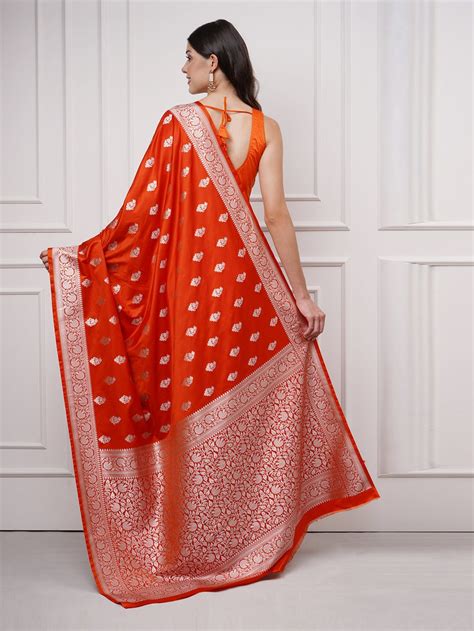 Oriana – Saffron Glow Saree – Zahrat