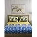 Buy Portico New York Printed Cotton 300 TC Super King Double Bedsheet ...