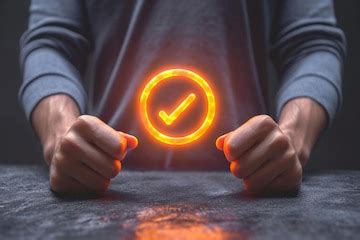 Approval indicator customer ticks satisfaction symbol expressing ...
