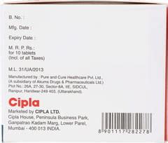 Metolar Trio 25mg Strip Of 10 Tablets: Uses, Side Effects, Price ...