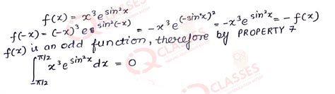 class12 ISC Maths Important Questions Chapter Integration Definite ...