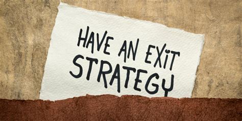 Exit Strategy 的图像结果