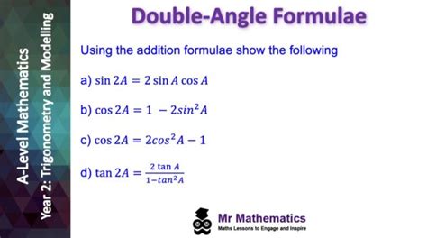 Image result for Trigonometry Double Angle Formula