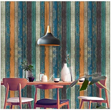 PAPER PLANE DESIGN Wooden Pattern Wallpaper Self Adhesive Matte Finish ...