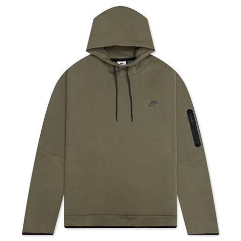Nike sportswear tech fleece hoodie medium olive black green xxxl – Artofit