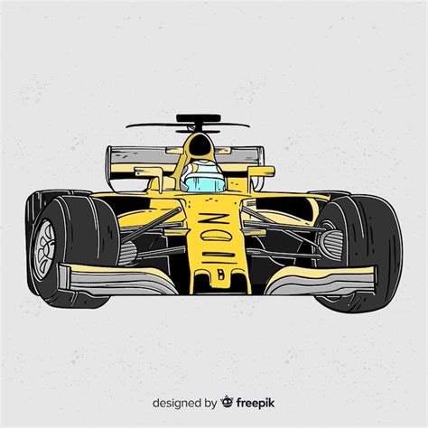 Formula 1 car outline Vectors - Download Free High-Quality Vectors from ...