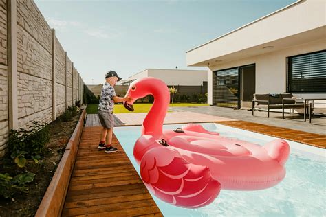 Image result for Sinking Inflatables in Pool
