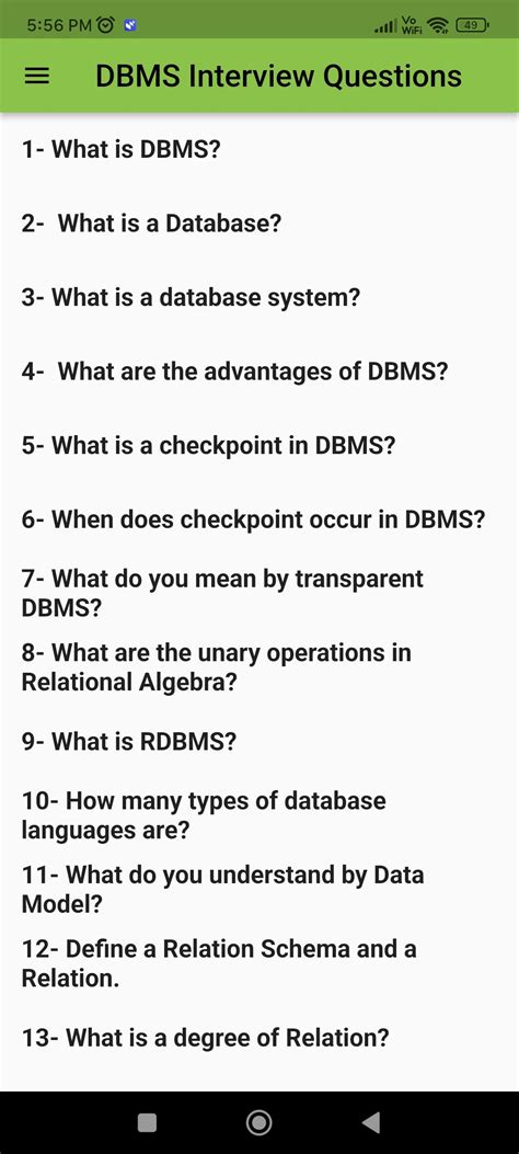 Image result for DBMS Interview Questions