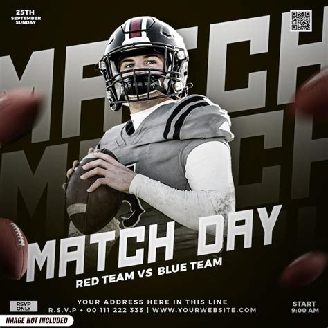 Football flyer PSD, High Quality Free PSD Templates for Download | Freepik