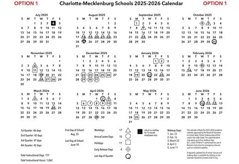 CMS reveals calendar options for 2025-26 year. District wants input on ...