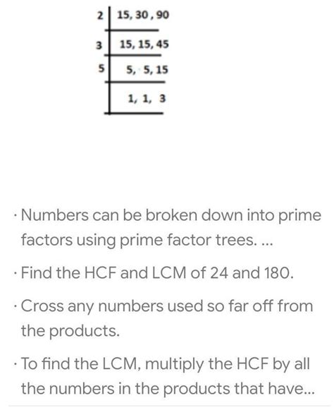 explain prime factorisation HCF and LCM - Brainly.in