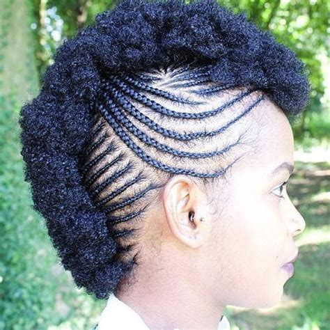 Mohawk Braids Hairstyle For Black Ladies at Richard Colon blog
