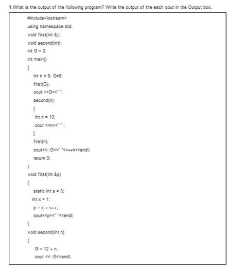 Image result for How to Write Out Put Program