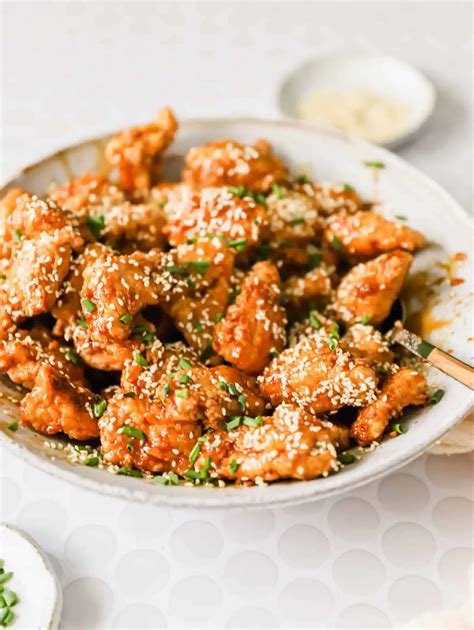 Crispy Honey Sesame Chicken - Lena's Kitchen