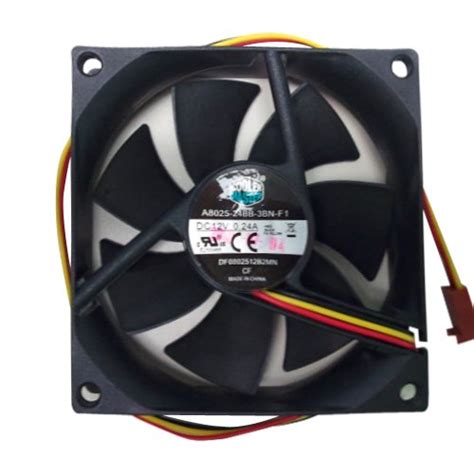 Cooler Master Dual Ball Bearing 80mm Cooling Fan for Computer Cases and ...