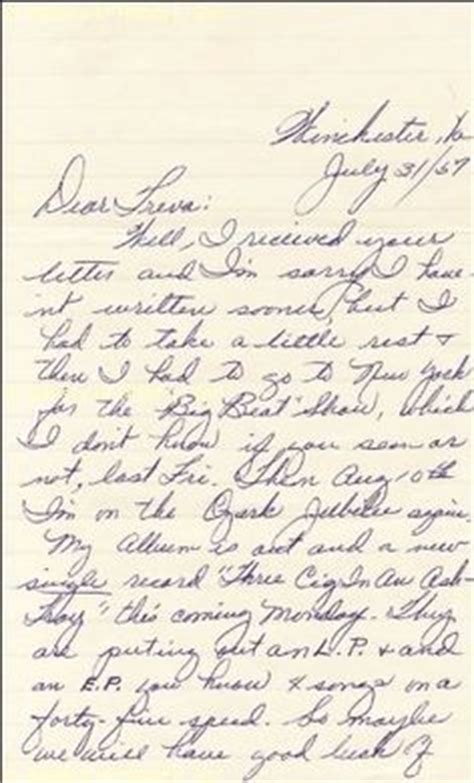 Image result for Patsy Cline Letters