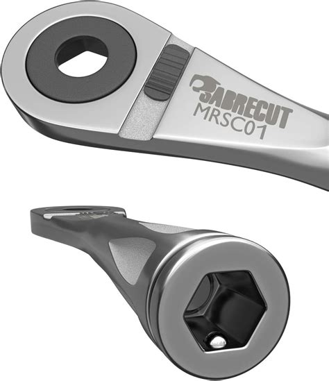 Buy 1 x SabreCut MRSC01 Mini Micro Ratchet 1/4 Hex Stainless Steel ...