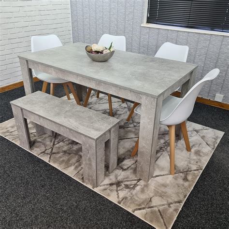 Grey Kitchen Table with Bench: Stylish & Functional Design Ideas