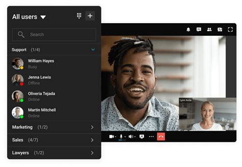 Address book for searching non-TrueConf Server users and connected SIP ...