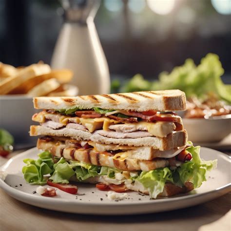 Grilled Chicken Club Sandwich Recipe