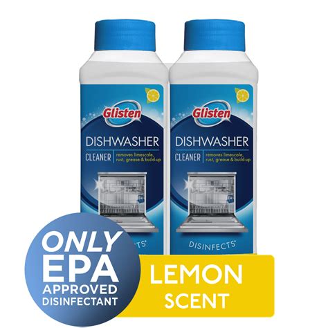 Glisten Dishwasher Cleaner and Disinfectant, 12 fl oz, 2 Pack - Walmart.com